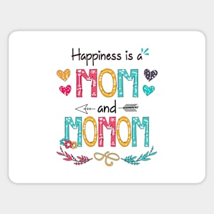 Happiness Is A Mom And Momom Wildflower Happy Mother's Day Magnet